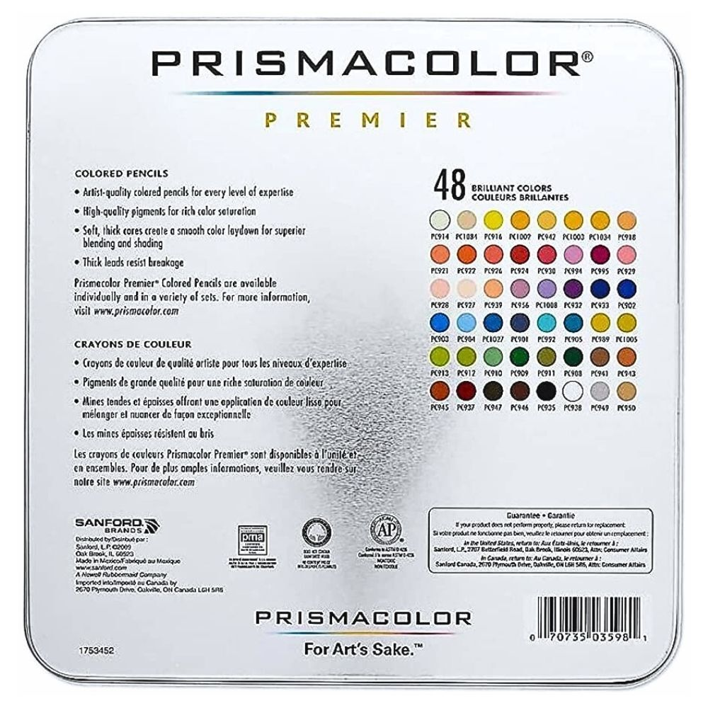 PRISMACOLOR Premier Coloured Pencil Tin of 48 image 3