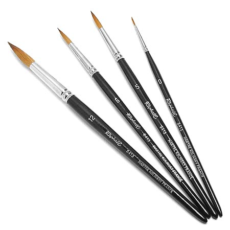 Raphael 8413 Kolinsky Retouch SH Brush - Round image 1