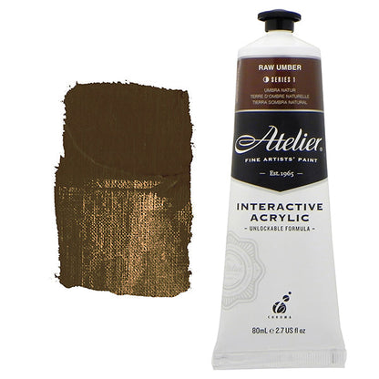 Atelier Interactive Acrylic 80ml S1 Raw Umber