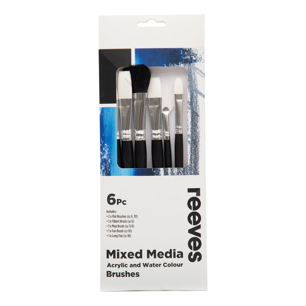 Reeves Mixed Media Brush Set of 6