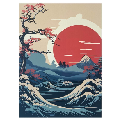 Reeves Paint By Numbers 12x16 inch - Rising Sun image 4