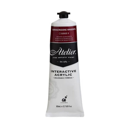 Atelier Interactive Acrylic 80ml S3 Quinacridone Magenta