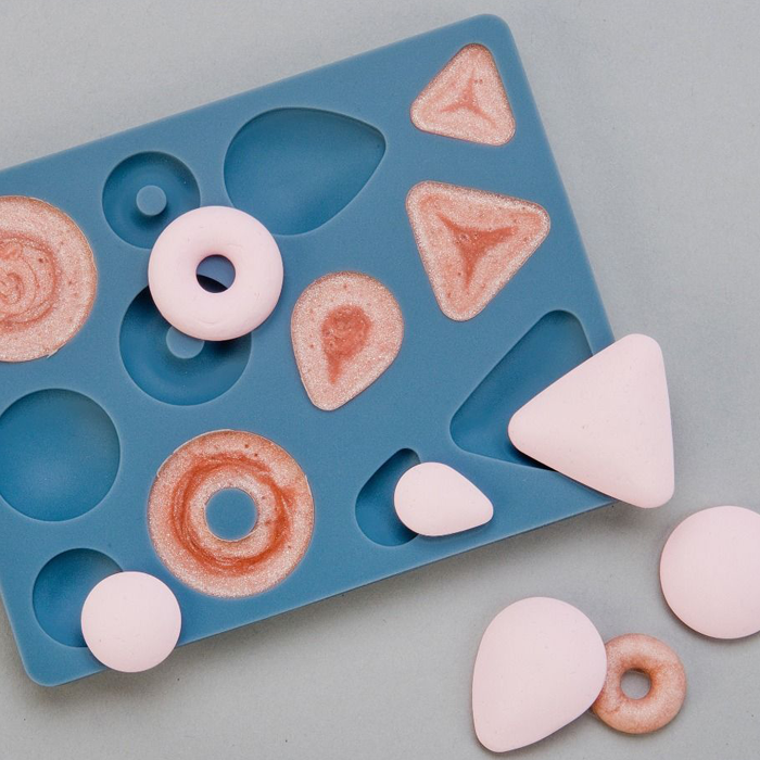Sculpey Silicone Mold - Bezel Shapes