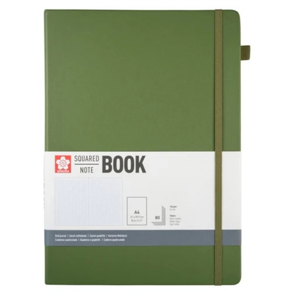 Sakura Squared Hard Cover Notebook A4 - 21x30cm Pine Needle