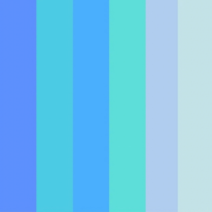 Gelly Roll Blue & Green Assorted 6pc Set
