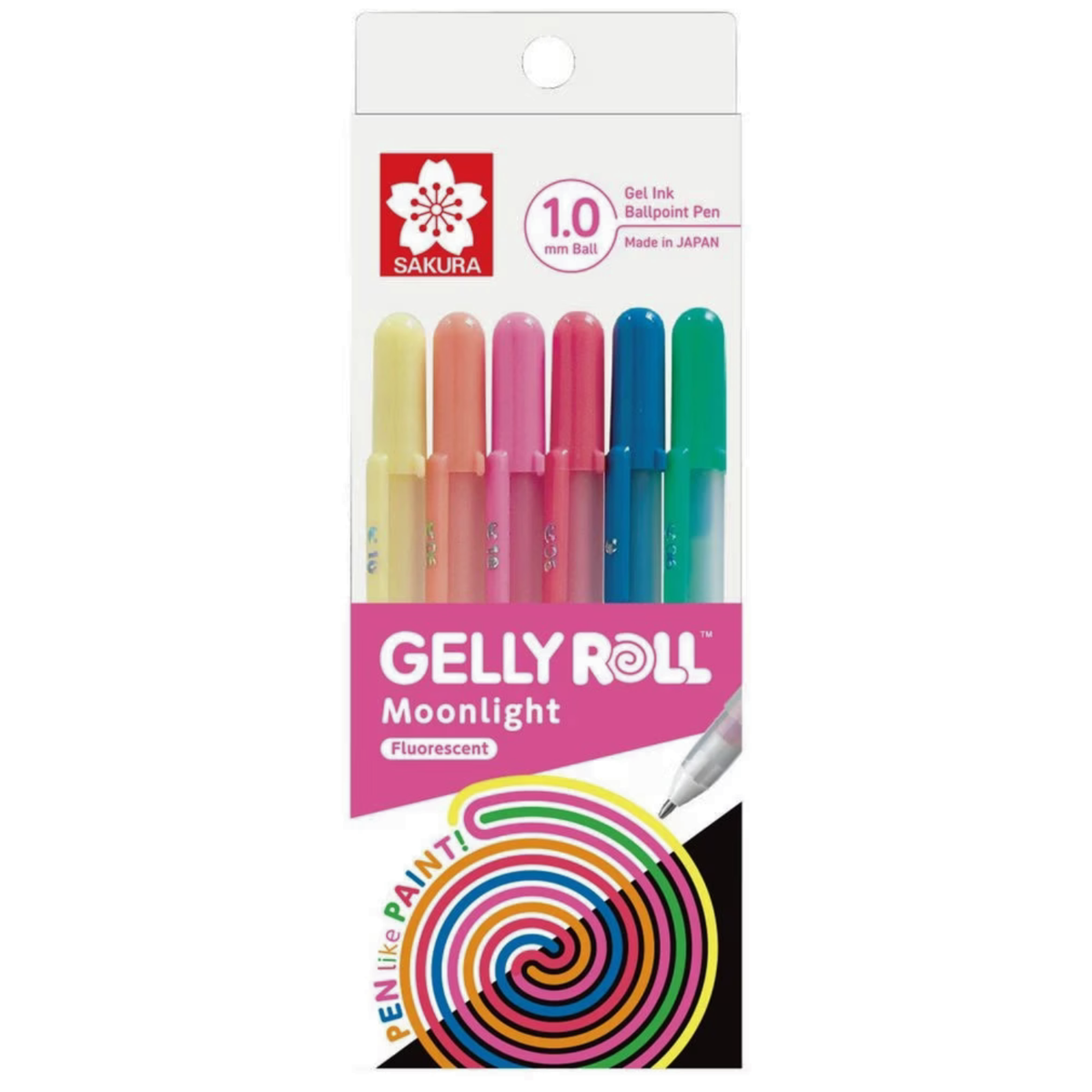 Gelly Roll Moonlight Fluorescent 6pc Set Default Title