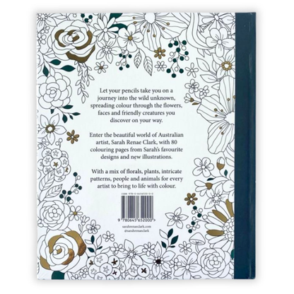 Vibrant Wilds Adult Colouring Book by Sarah Renae Clark image 3