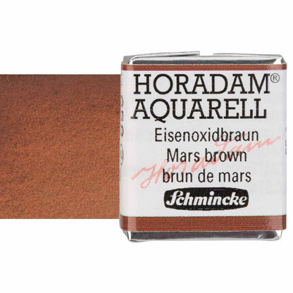 SCHMINCKE HORADAM AQUARELL Half Pan S2 Mars Brown
