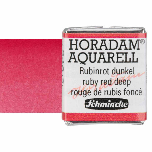 SCHMINCKE HORADAM AQUARELL Half Pan S2 Ruby Red Deep