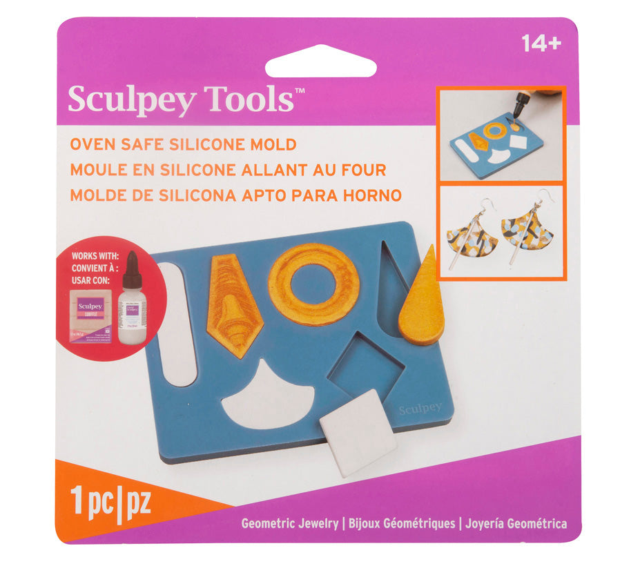 Sculpey Silicone Mold - Geometric Jewelry image 12