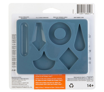 Sculpey Silicone Mold - Geometric Jewelry image 14