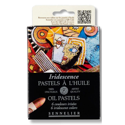Sennelier Oil Pastels Box of 6 - Iridescent image 4