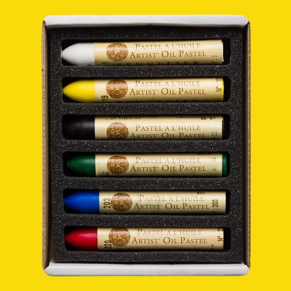 Sennelier Oil Pastels Box of 6 - Discovery image 3