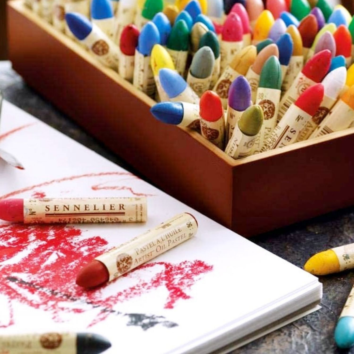 Sennelier Oil Pastels Assorted Box of 12 image 2