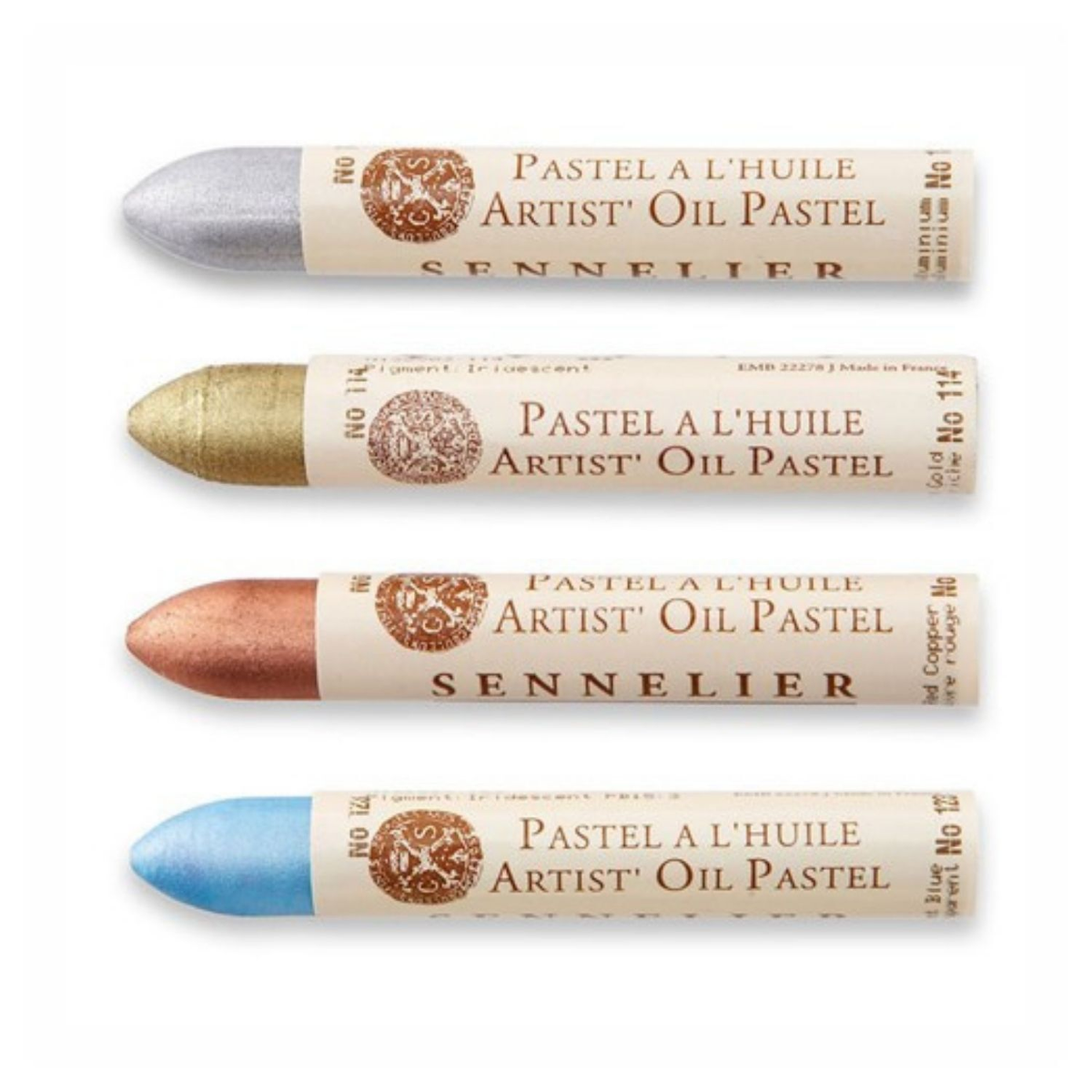 Sennelier Oil Pastels Assorted Box of 12 Iridescent Colours image 3