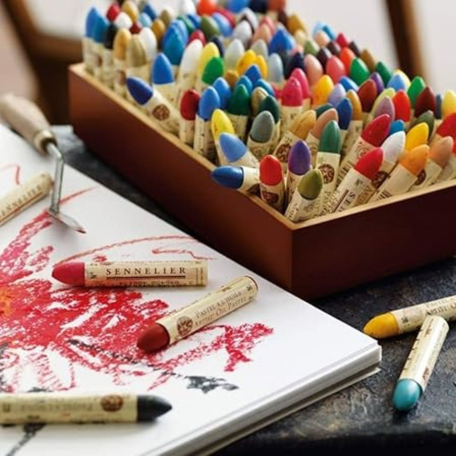 Sennelier Oil Pastels Assorted Box of 12 Iridescent Colours image 4