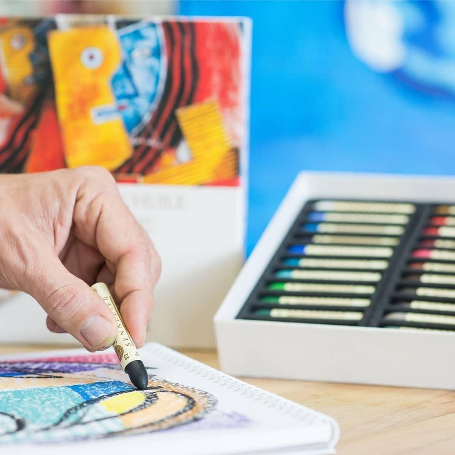 Sennelier Oil Pastels Assorted Box of 24 image 2