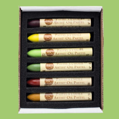 Sennelier Oil Pastels Box of 6 - Pears image 5