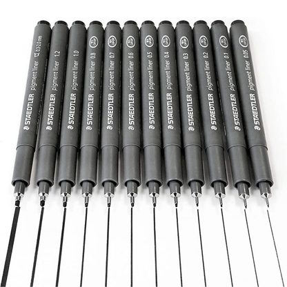 Staedtler Pigment Liner Wallet of 12 image 5