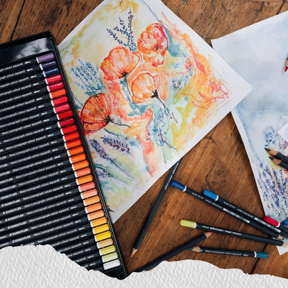 Staedtler Mars Lumograph Colour Aquarell 104 - Tin of 60