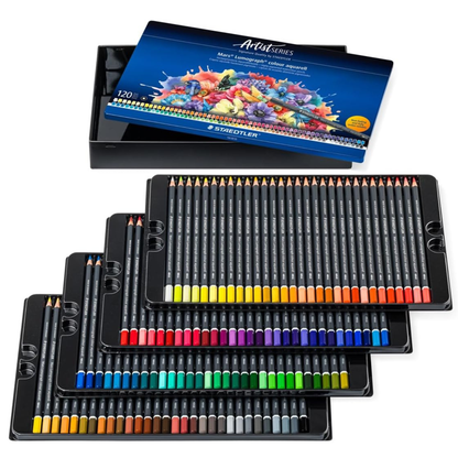 Staedtler Mars Lumograph Colour Aquarell 104 - Tin of 120