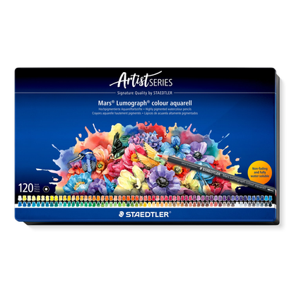 Staedtler Mars Lumograph Colour Aquarell 104 - Tin of 120