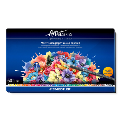 Staedtler Mars Lumograph Colour Aquarell 104 - Tin of 60