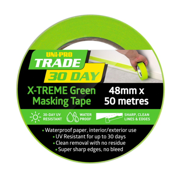 Uni-Pro 30-day Masking Tape Green 48mm x 50m Default Title
