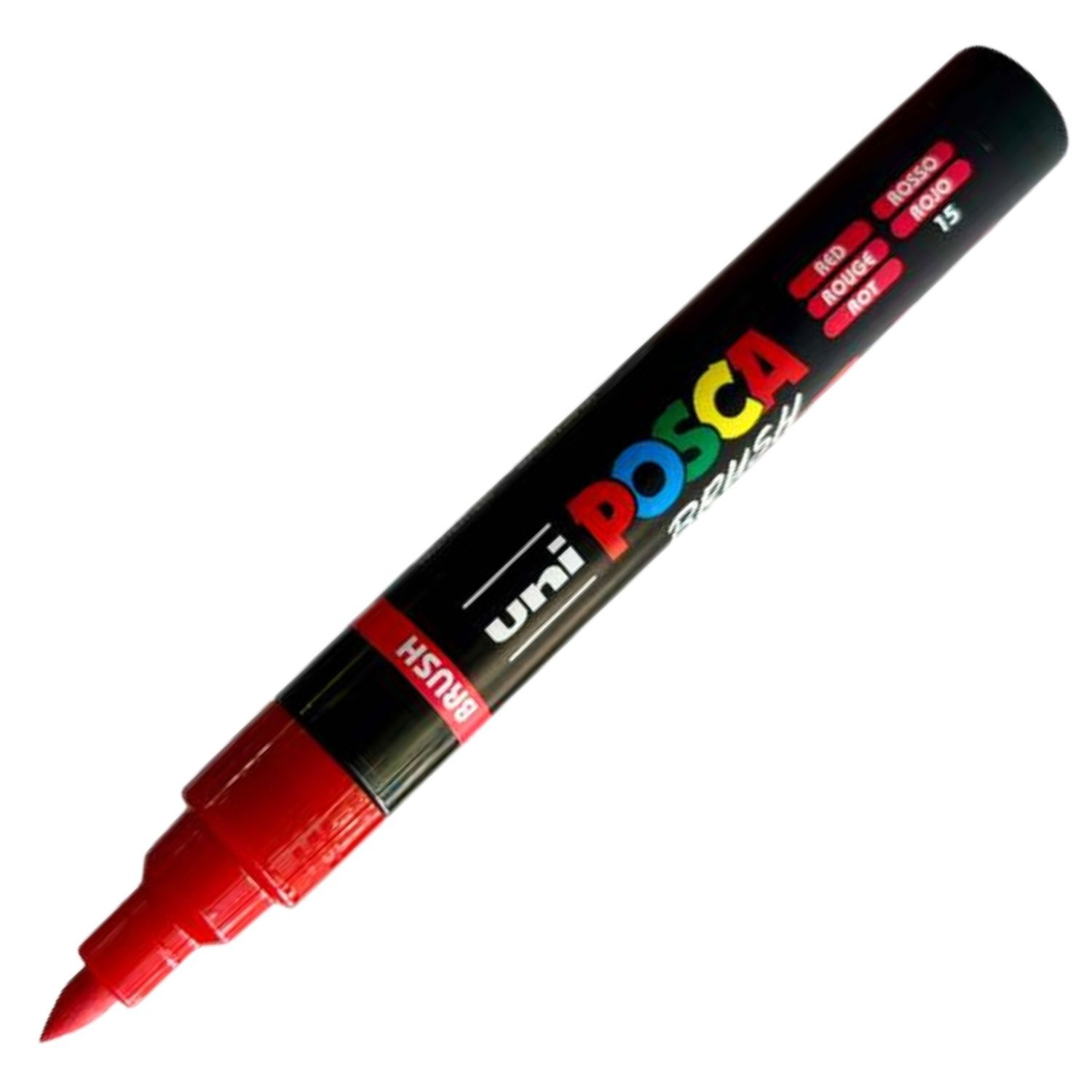 POSCA 5BR BRUSH TIP Paint Markers Pack of 4 - Assorted image 2