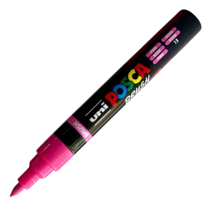 POSCA 5BR BRUSH TIP Paint Markers Pack of 8 - Assorted image 3