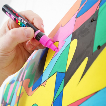 POSCA 5BR BRUSH TIP Paint Markers Pack of 8 - Assorted image 6