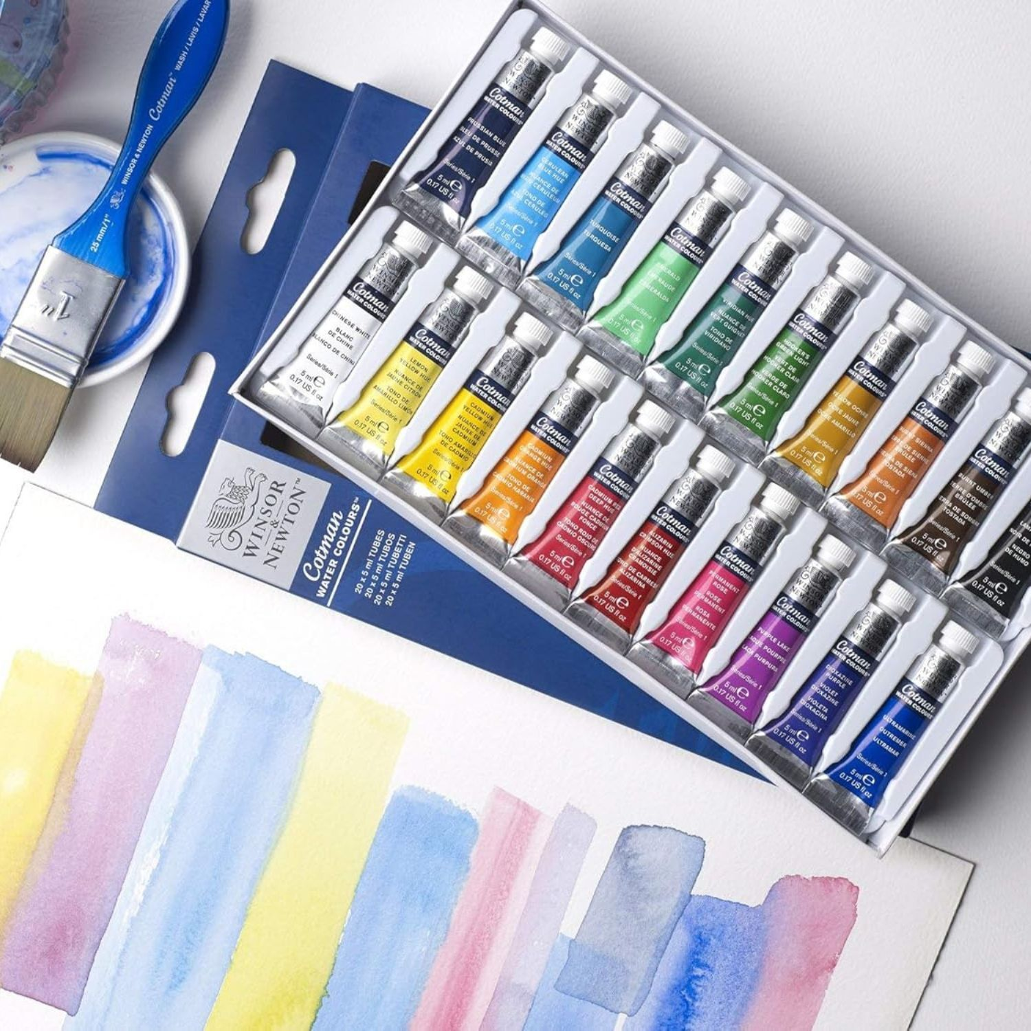 Winsor and Newton COTMAN Watercolour Set of 20 x 5ml image 7