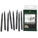 Faber-Castell PITT Artist Pen Black Pack of 8