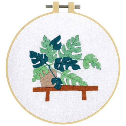 Make It Embroidery Kit 15cm Pot Plant