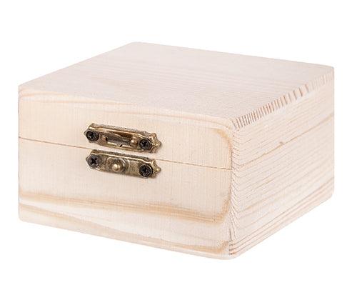 Zart Wooden Mini Square Jewellery Box Default Title