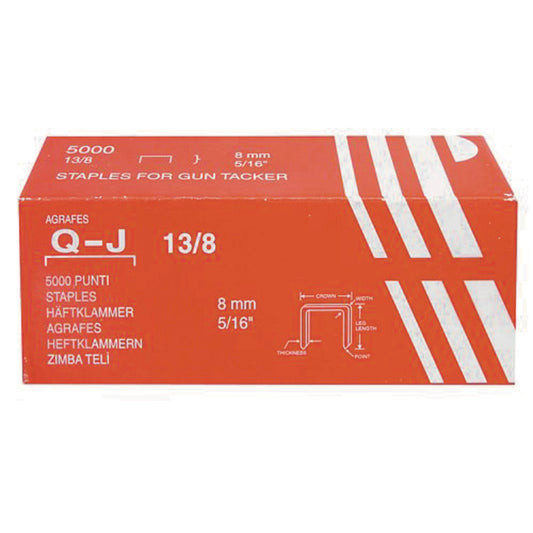 Zart Tacker Staples 13/8 Pkt 5000 Default Title