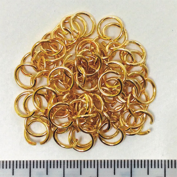 Arbee Jump Rings 8mm Gold 3gms