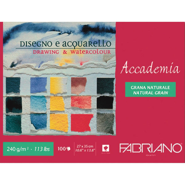 Fabriano Accademia Mega Pad 240gsm 100 sheets 27x35cm