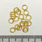 Arbee Jump Rings 4mm Gold Pkt 30