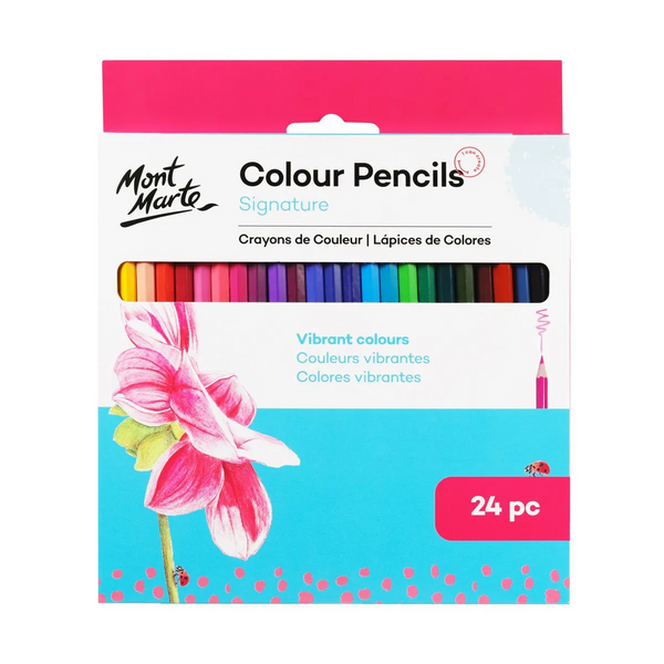 Mont Marte Signature Colour Pencils 24pce