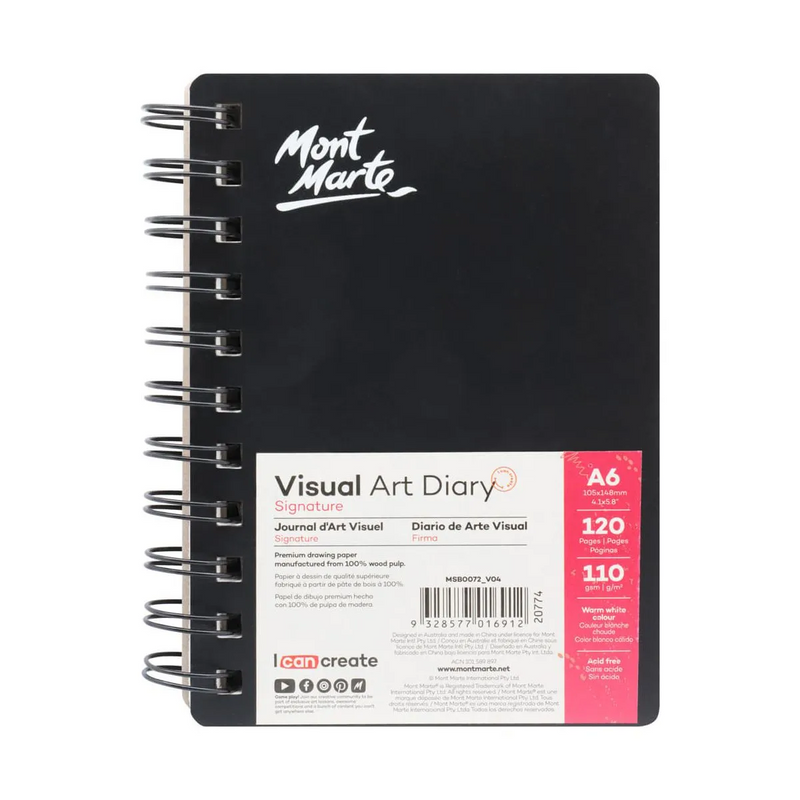 Mont Marte Visual Art Diary 120 page