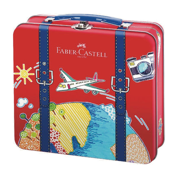 Faber-Castell Connector Pen Travel Suitcase Tin of 40