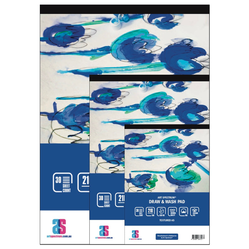 Art Spectrum Draw and Wash Pad 210gsm Textured