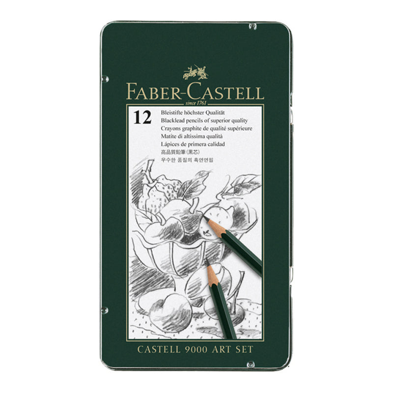 Faber-Castell 9000 Art Set of 12 - 8B to 2H