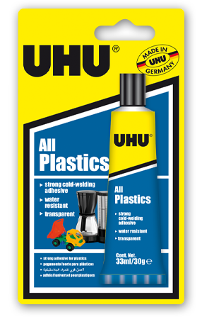 UHU All Plastics Glue 33ml