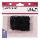 Birch Safety Pins 22mm Pack of 100 Black