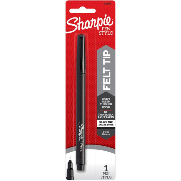 Sharpie Marker Pen Style Fine 1742663 Black