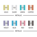 ZIG Fudebiyori Metallic 8 Colours Set