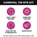 TULIP One Step Mini Tie-Dye Kit 12 Carnival Colours