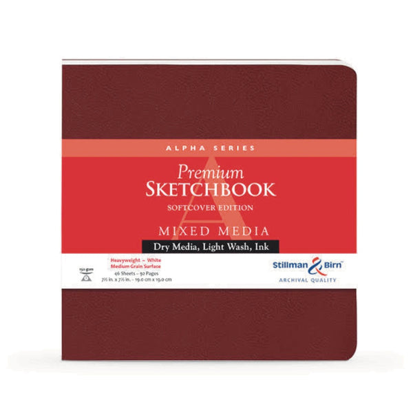 Stillman and Birn Alpha Softcover Sketchbook 7.5 x 7.5 inch